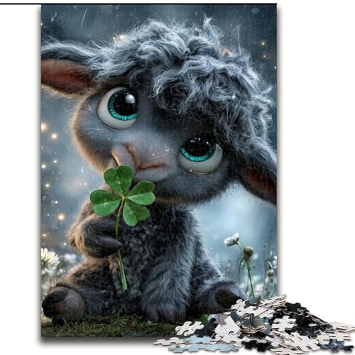 Puzzle für Erwachsene, 1000 Teile, Fantasie-Schaf, Stressabbau, schwierige Herausforderung, Wichtelgeschenke für Kinder ab 14 Jahren (Größe 50x75cm) von MGQWPZDBD