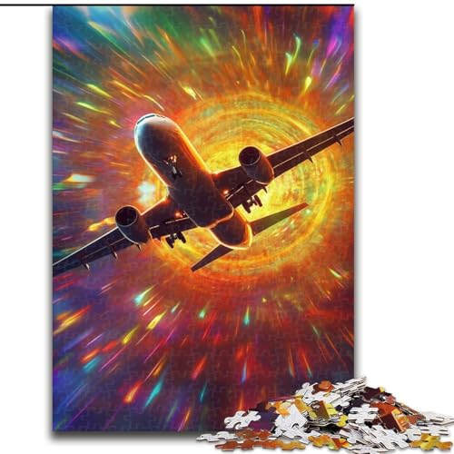 Puzzle für Erwachsene, 1000 Teile, Farbflugzeug-Puzzle, Familienaktivitätsspiel für Teenager, anspruchsvolles Denkspiel, 50x75cm Puzzle für Erwachsene, 1000 Teile, Farbflugzeug-Puzzle, Familienaktivitätsspiel für Teenager, anspruchsvolles Denkspiel, 50x75cm von MGQWPZDBD