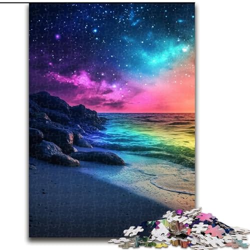 Puzzle für Erwachsene, 1000 Teile, Galaxy Beach Puzzle, Familienaktivitätsspiel für Teenager, anspruchsvolles Denkspiel (Größe: 26x38cm) von MGQWPZDBD