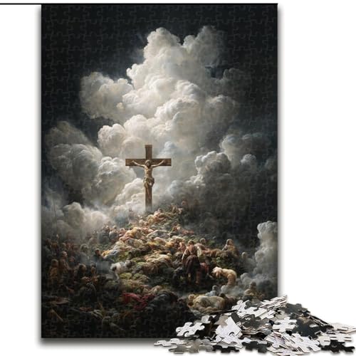 Puzzle für Erwachsene, 1000 Teile, Jesus-Kunst, lehrreich ganze Familie (Größe 26x38cm) von MGQWPZDBD
