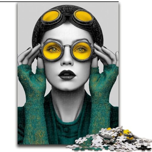 Puzzle für Erwachsene, 1000 Teile, Kunst, Mensch, hilft dem Gehirn, süchtig machendes Spielzeug zu trainieren, um Geduld zu fördern und das Gedächtnis zu verbessern (Größe 50x75cm) von MGQWPZDBD