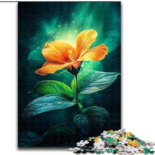 Puzzle für Erwachsene, 1000 Teile, Orangenblüte wächst, hilft dem Gehirn, süchtig machendes Spielzeug zu trainieren, um Geduld zu fördern und das Gedächtnis zu verbessern (Größe 50x75cm) von MGQWPZDBD