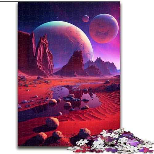Puzzle für Erwachsene, 1000 Teile, Planeten-Explosionspuzzle, anspruchsvolles Denkspiel, Familienaktivität, Heimdekoration, (Größe: 50x75cm) von MGQWPZDBD