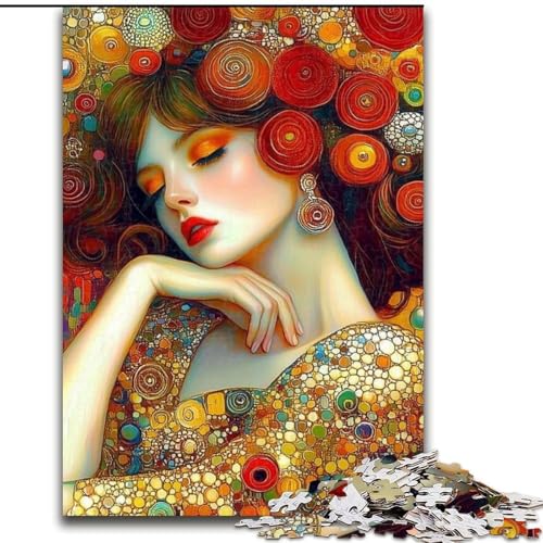 Puzzle für Erwachsene, 1000 Teile, Schöne Frau, anspruchsvolles Denkspiel für Teenager, perfekt als Heimdekoration oder Geschenk, 50x75cm Puzzle für Erwachsene, 1000 Teile, Schöne Frau, anspruchsvolles Denkspiel für Teenager, perfekt als Heimdekoration oder Geschenk, 50x75cm von MGQWPZDBD