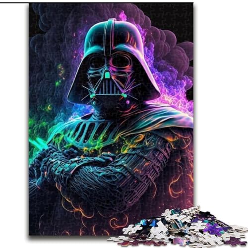 Puzzle für Erwachsene, 1000 Teile, Schwarzer Krieger, anspruchsvolles Denkspiel, Familienaktivität, Heimdekoration, (Größe: 26x38cm) von MGQWPZDBD
