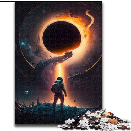 Puzzle für Erwachsene, 1000 Teile, Schwarzes Loch, anspruchsvolles Denkspiel, Familienaktivität, Heimdekoration, (Größe: 26x38cm) von MGQWPZDBD