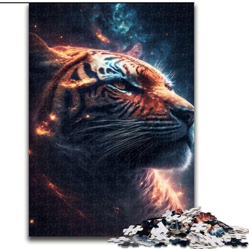 Puzzle für Erwachsene, 1000 Teile, Star Hunter Tiger Puzzle, anspruchsvolles Denkspiel, Familienaktivität, Heimdekoration, (Größe: 26x38cm) von MGQWPZDBD