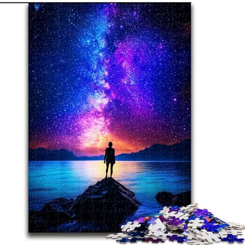 Puzzle für Erwachsene, 1000 Teile, schwierige Galaxie, Lernspiele, Heimdekoration, geeignet für die Schreibtischdekoration (Größe 50x75cm) von MGQWPZDBD