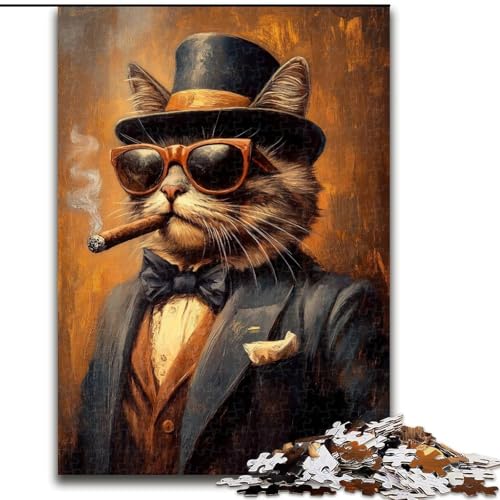 Puzzle für Erwachsene, 1000 Teile, schwierige Kunstkatze, für Kinder ab 14 Jahren Jedes Teil ist einzigartig – lustiges und herausforderndes Spiel für die ganze Familie Tolles Geschenk (Größe 26x38cm) Puzzle für Erwachsene, 1000 Teile, schwierige Kunstkatze, für Kinder ab 14 Jahren Jedes Teil ist einzigartig – lustiges und herausforderndes Spiel für die ganze Familie Tolles Geschenk (Größe 26x38cm) von MGQWPZDBD