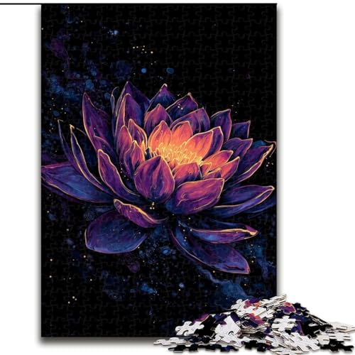Puzzle für Erwachsene, 1000 Teile, schwierige Lotuskunst, Lernspiele, Heimdekoration, geeignet für die Schreibtischdekoration (Größe 26x38cm) von MGQWPZDBD
