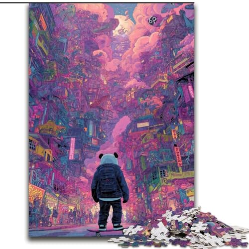 Puzzle für Erwachsene, 1000 Teile, schwierige Sonnenuntergangslandschaft, Lernspiele, Heimdekoration, geeignet für die Schreibtischdekoration (Größe 50x75cm) von MGQWPZDBD
