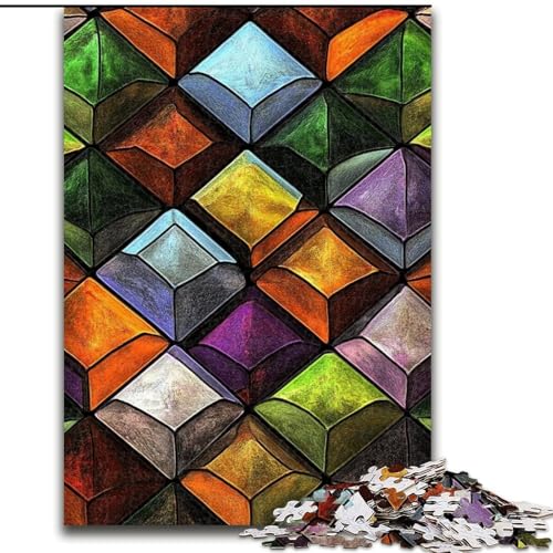 Puzzle für Erwachsene, 1000 Teile, schwierige Van-Gogh-Sonnenblumen, Lernspiele, Heimdekoration, geeignet für die Schreibtischdekoration (Größe 26x38cm) von MGQWPZDBD