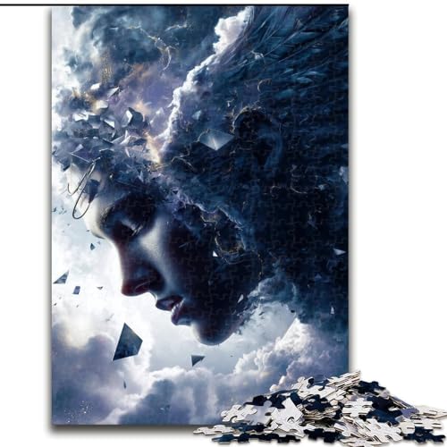Puzzle für Erwachsene, 1000 Teile, schwieriger Weltraumkrieger, Lernspiele, Heimdekoration, geeignet für die Schreibtischdekoration (Größe 50x75cm) von MGQWPZDBD