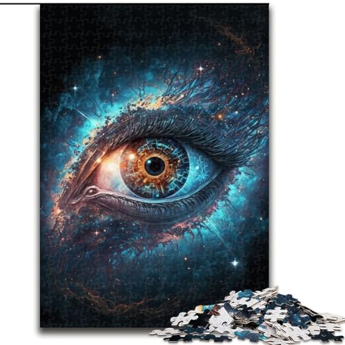 Puzzle für Erwachsene, 1000 Teile „Die Kunst des Auges“, anspruchsvolles Denkspiel, Familienaktivität, Heimdekoration, (Größe: 26x38cm) von MGQWPZDBD