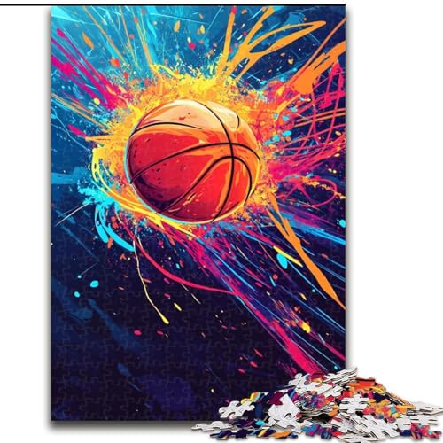 Puzzle für Erwachsene, 1000-teiliges Basketball-Puzzle, Familienaktivitätsspiel für Teenager, anspruchsvolles Denkspiel, 50x75cm Puzzle für Erwachsene, 1000-teiliges Basketball-Puzzle, Familienaktivitätsspiel für Teenager, anspruchsvolles Denkspiel, 50x75cm von MGQWPZDBD