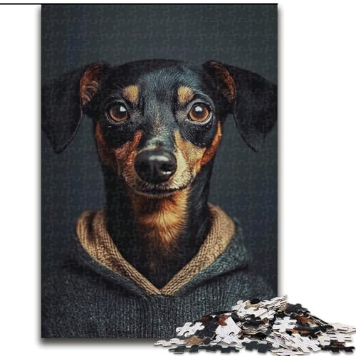 Puzzle für Erwachsene, 1000-teiliges Dackel-Puzzle, Familienaktivitätsspiel für Teenager, anspruchsvolles Denkspiel, 50x75cm Puzzle für Erwachsene, 1000-teiliges Dackel-Puzzle, Familienaktivitätsspiel für Teenager, anspruchsvolles Denkspiel, 50x75cm von MGQWPZDBD