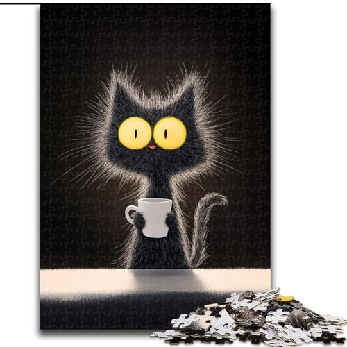 Puzzle für Erwachsene, 1000-teiliges Kunst-Katzen-Puzzle, anspruchsvolles Denkspiel für Teenager, perfekt als Heimdekoration oder Geschenk, 50x75cm Puzzle für Erwachsene, 1000-teiliges Kunst-Katzen-Puzzle, anspruchsvolles Denkspiel für Teenager, perfekt als Heimdekoration oder Geschenk, 50x75cm von MGQWPZDBD