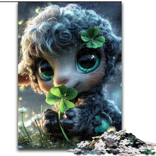Puzzle für Erwachsene, 1000-teiliges Puzzle, Fantasie-Schaf, Dekomprimierendes intellektuelles Lernspielzeug, Geburtstagsgeschenk (Größe 50x75cm) von MGQWPZDBD