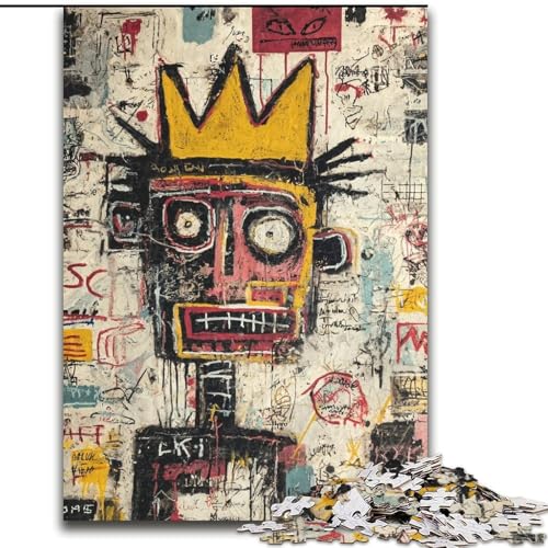 Puzzle für Erwachsene, 1000-teiliges Puzzle, Moderne Kunst von Basquiat, Trainieren Sie Ihr Gehirn und Ihre Hände, Einzigartige Geburtstags- und Geschenkideen für Kinder ab 14 Jahren (Größe 26x38cm) Puzzle für Erwachsene, 1000-teiliges Puzzle, Moderne Kunst von Basquiat, Trainieren Sie Ihr Gehirn und Ihre Hände, Einzigartige Geburtstags- und Geschenkideen für Kinder ab 14 Jahren (Größe 26x38cm) von MGQWPZDBD