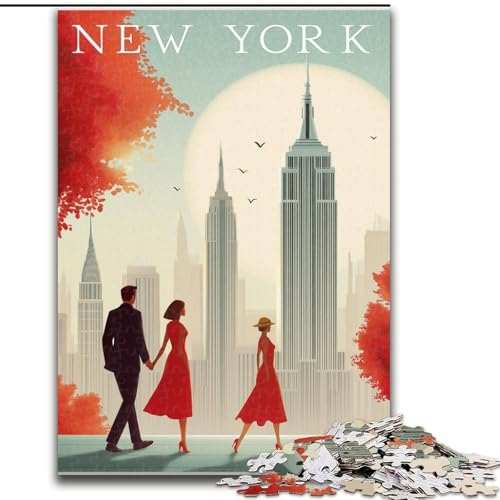 Puzzle für Erwachsene, 1000-teiliges Puzzle, Weltposter, für Kinder ab 14 Jahren, Heimdekoration als Geschenk für die ganze Familie und Freunde (Größe 26x38cm) von MGQWPZDBD