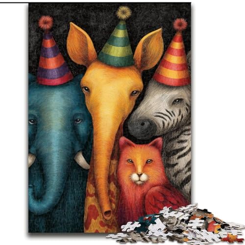 Puzzle für Erwachsene, 1000-teiliges Puzzle Tierwelt, trainieren Sie Ihr Gehirn und Ihre Hände, einzigartige Geburtstags- und Geschenkideen für Kinder ab 14 Jahren (Größe 26x38cm) von MGQWPZDBD