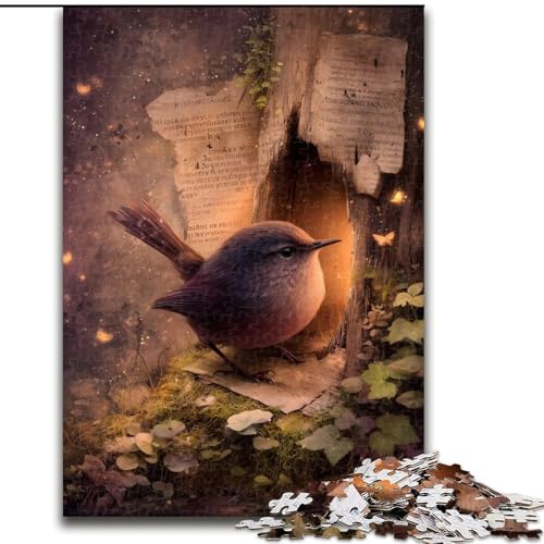 Puzzle für Erwachsene, 1000-teiliges Puzzle Traumsperling, trainieren Sie Ihr Gehirn und Ihre Hände, einzigartige Geburtstags- und Geschenkideen für Kinder ab 14 Jahren (Größe 26x38cm) von MGQWPZDBD