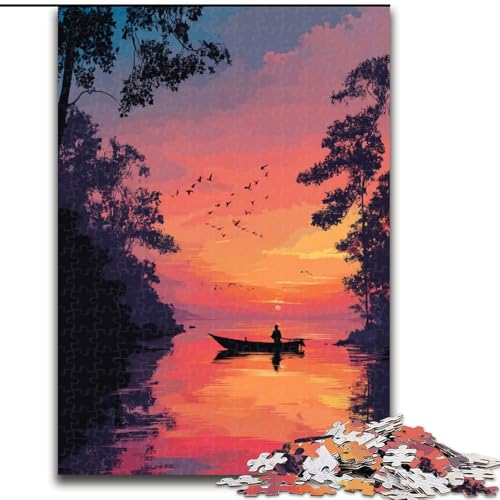 Puzzle für Erwachsene, 1000-teiliges Puzzle mit wunderschönem Sonnenaufgang, anspruchsvolles Denkspiel für Teenager, perfekt als Heimdekoration oder Geschenk, 50x75cm Puzzle für Erwachsene, 1000-teiliges Puzzle mit wunderschönem Sonnenaufgang, anspruchsvolles Denkspiel für Teenager, perfekt als Heimdekoration oder Geschenk, 50x75cm von MGQWPZDBD