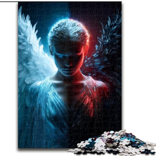 Puzzle für Erwachsene, Weltraumkrieger, Stressabbau, schwierige Herausforderung, Wichtelgeschenke für Kinder ab 14 Jahren (Größe 26x38cm) von MGQWPZDBD