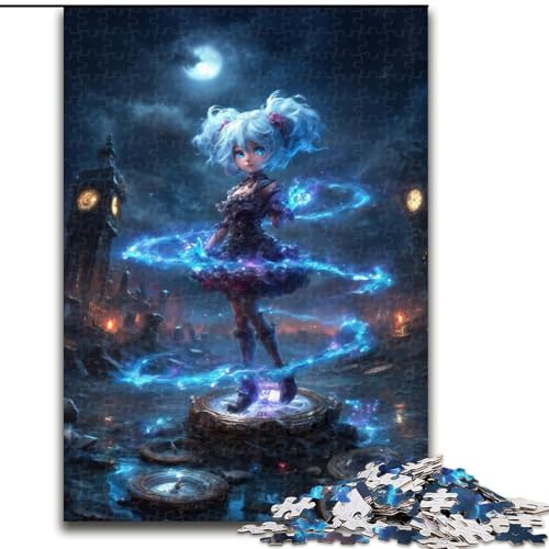 Puzzle für Erwachsene, geheimnisvolles Elfenmädchen, Stressabbau, schwierige Herausforderung, Wichtelgeschenke für Kinder ab 14 Jahren (Größe 50x75cm) von MGQWPZDBD