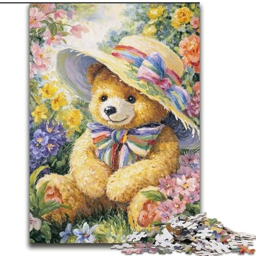 Puzzle für Erwachsene,1000 Teile,schwierig,Blumen-Teddybär,für Kinder ab 14 Jahren,jedes Teil ist einzigartig – lustiges und herausforderndes Spiel für die ganze Familie,tolles Geschenk Größe 26x38cm Puzzle für Erwachsene,1000 Teile,schwierig,Blumen-Teddybär,für Kinder ab 14 Jahren,jedes Teil ist einzigartig – lustiges und herausforderndes Spiel für die ganze Familie,tolles Geschenk Größe 26x38cm von MGQWPZDBD