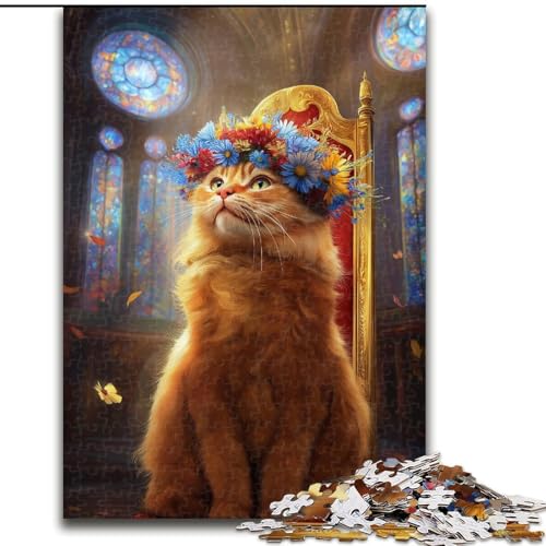 Puzzle für Erwachsene,1000 Teile,schwierig,Blumenkatze,für Kinder ab 14 Jahren,jedes Teil ist einzigartig – lustiges und herausforderndes Spiel für die ganze Familie,tolles Geschenk (Größe 50x75cm) Puzzle für Erwachsene,1000 Teile,schwierig,Blumenkatze,für Kinder ab 14 Jahren,jedes Teil ist einzigartig – lustiges und herausforderndes Spiel für die ganze Familie,tolles Geschenk (Größe 50x75cm) von MGQWPZDBD