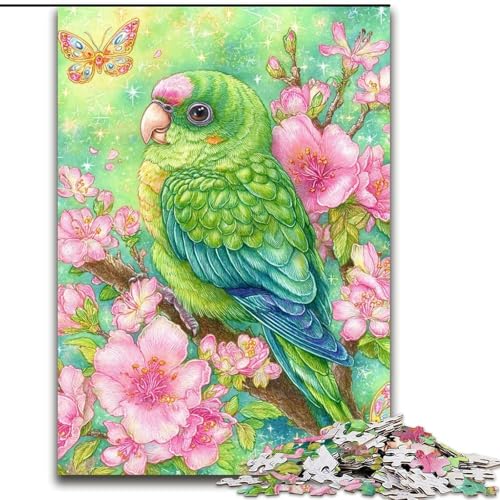 Puzzle für Erwachsene,1000 Teile,schwierig,Blumenpapagei,für Kinder ab 14 Jahren,jedes Teil ist einzigartig – lustiges und herausforderndes Spiel für die ganze Familie,tolles Geschenk (Größe 26x38cm) Puzzle für Erwachsene,1000 Teile,schwierig,Blumenpapagei,für Kinder ab 14 Jahren,jedes Teil ist einzigartig – lustiges und herausforderndes Spiel für die ganze Familie,tolles Geschenk (Größe 26x38cm) von MGQWPZDBD