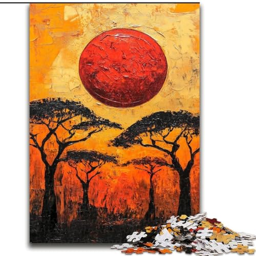 Puzzle für Erwachsene,1000 Teile,schwierig,afrikanischer Sonnenuntergang,für Kinder ab 14 Jahren,jedes Teil ist einzigartig – lustiges und herausforderndes Spiel für die ganze Familie,tolles Geschenk Puzzle für Erwachsene,1000 Teile,schwierig,afrikanischer Sonnenuntergang,für Kinder ab 14 Jahren,jedes Teil ist einzigartig – lustiges und herausforderndes Spiel für die ganze Familie,tolles Geschenk von MGQWPZDBD