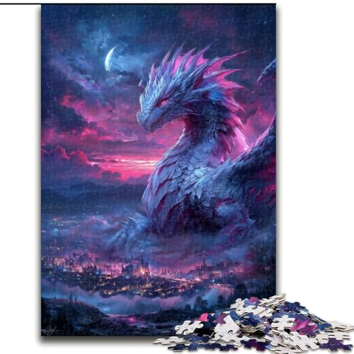 Puzzle für Erwachsene,1000 Teile,schwierig,geheimnisvoller Drache,für Kinder ab 14 Jahren,jedes Teil ist einzigartig – lustiges und herausforderndes Spiel für die ganze Familie,tolles Geschenk 26x38cm Puzzle für Erwachsene,1000 Teile,schwierig,geheimnisvoller Drache,für Kinder ab 14 Jahren,jedes Teil ist einzigartig – lustiges und herausforderndes Spiel für die ganze Familie,tolles Geschenk 26x38cm von MGQWPZDBD