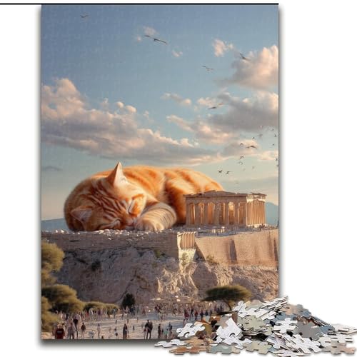 Puzzle für Erwachsene,1000 Teile,schwierig,schlafende orange Katze,für Kinder ab 14 Jahren Jedes Teil ist einzigartig – lustiges und herausforderndes Spiel für die ganze Familie Tolles Geschenk Puzzle für Erwachsene,1000 Teile,schwierig,schlafende orange Katze,für Kinder ab 14 Jahren Jedes Teil ist einzigartig – lustiges und herausforderndes Spiel für die ganze Familie Tolles Geschenk von MGQWPZDBD