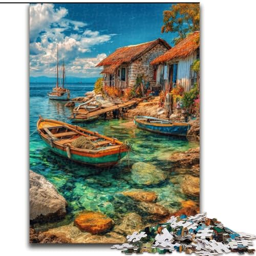 Puzzle für Erwachsene,1000 Teile,schwierige Boote auf Einer Ferieninsel,für Kinder ab 14 Jahren Jedes Teil ist einzigartig – lustiges und herausforderndes Spiel für die ganze Familie Tolles Geschenk Puzzle für Erwachsene,1000 Teile,schwierige Boote auf Einer Ferieninsel,für Kinder ab 14 Jahren Jedes Teil ist einzigartig – lustiges und herausforderndes Spiel für die ganze Familie Tolles Geschenk von MGQWPZDBD