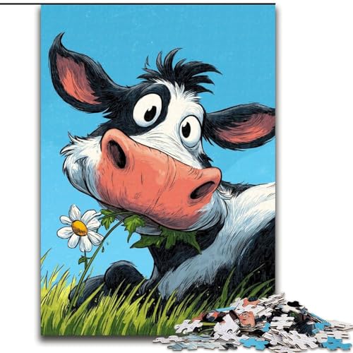 Puzzle für Erwachsene,1000 Teile,schwierige Kühe auf der Wiese,für Kinder ab 14 Jahren Jedes Teil ist einzigartig – lustiges und herausforderndes Spiel für die ganze Familie Tolles Geschenk 50x75cm Puzzle für Erwachsene,1000 Teile,schwierige Kühe auf der Wiese,für Kinder ab 14 Jahren Jedes Teil ist einzigartig – lustiges und herausforderndes Spiel für die ganze Familie Tolles Geschenk 50x75cm von MGQWPZDBD