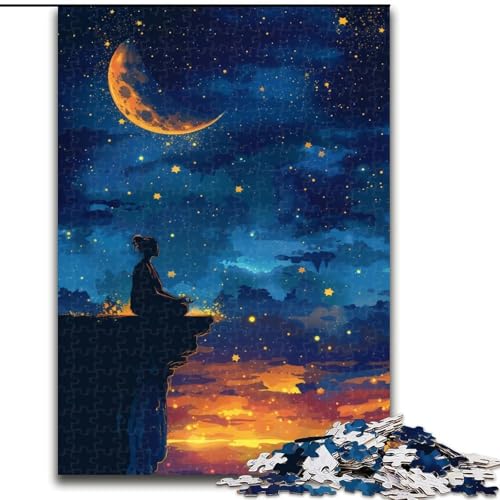 Puzzle für Erwachsene,1000 Teile,schwierige Meditation unter dem Mond,für Kinder ab 14 Jahren Jedes Teil ist einzigartig – lustiges und herausforderndes Spiel für die ganze Familie Tolles Geschenk Puzzle für Erwachsene,1000 Teile,schwierige Meditation unter dem Mond,für Kinder ab 14 Jahren Jedes Teil ist einzigartig – lustiges und herausforderndes Spiel für die ganze Familie Tolles Geschenk von MGQWPZDBD