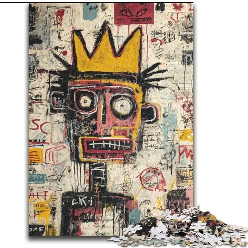 Puzzle für Erwachsene,1000 Teile,schwierige Moderne Kunst von Basquiat,für Kinder ab 14 Jahren Jedes Teil ist einzigartig – lustiges und herausforderndes Spiel für die ganze Familie Tolles Geschenk Puzzle für Erwachsene,1000 Teile,schwierige Moderne Kunst von Basquiat,für Kinder ab 14 Jahren Jedes Teil ist einzigartig – lustiges und herausforderndes Spiel für die ganze Familie Tolles Geschenk von MGQWPZDBD