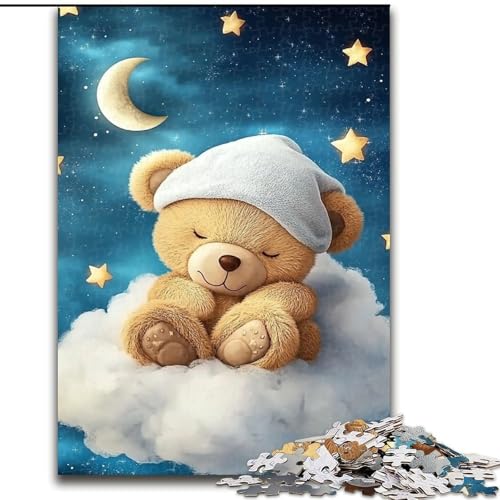 Puzzle für Erwachsene,1000 Teile,schwieriger schlafender Teddy,für Kinder ab 14 Jahren Jedes Teil ist einzigartig – lustiges und herausforderndes Spiel für die ganze Familie Tolles Geschenk 50x75cm Puzzle für Erwachsene,1000 Teile,schwieriger schlafender Teddy,für Kinder ab 14 Jahren Jedes Teil ist einzigartig – lustiges und herausforderndes Spiel für die ganze Familie Tolles Geschenk 50x75cm von MGQWPZDBD