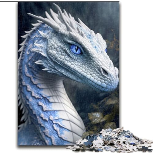 Puzzle für Erwachsene,1000 Teile,schwieriger weißer Drache,für Kinder ab 14 Jahren Jedes Teil ist einzigartig – lustiges und herausforderndes Spiel für die ganze Familie Tolles Geschenk Größe 26x38cm Puzzle für Erwachsene,1000 Teile,schwieriger weißer Drache,für Kinder ab 14 Jahren Jedes Teil ist einzigartig – lustiges und herausforderndes Spiel für die ganze Familie Tolles Geschenk Größe 26x38cm von MGQWPZDBD