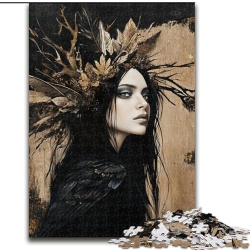 Puzzle für Erwachsene Pretty Woman, Stressabbau, schwierige Herausforderung, Wichtelgeschenke für Kinder ab 14 Jahren (Größe 26x38cm) von MGQWPZDBD