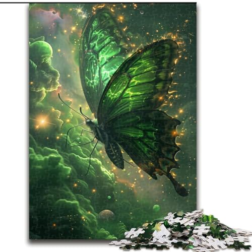 Puzzle für Teenager, Galaxie-Schmetterling, geeignet für Kinder ab 14 Jahren, Wohndeko-Angebot als Geschenk für die ganze Familie (Größe 50x75cm) von MGQWPZDBD
