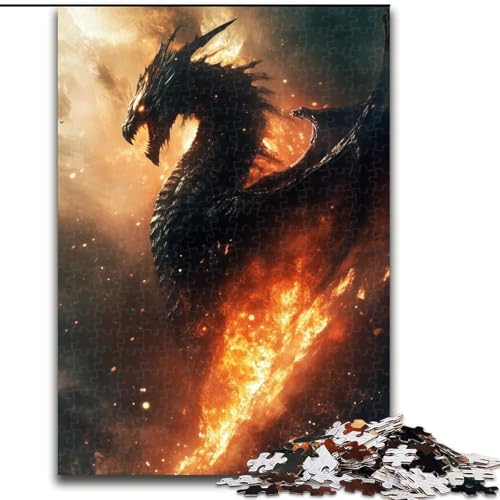 Puzzles für Erwachsene und Jugendliche,1000-teiliges Puzzle,Fantasy-Drache,hilft dem Gehirn,süchtig machendes Spielzeug zu trainieren,um Geduld zu fördern und das Gedächtnis zu verbessern 26x38cm Puzzles für Erwachsene und Jugendliche,1000-teiliges Puzzle,Fantasy-Drache,hilft dem Gehirn,süchtig machendes Spielzeug zu trainieren,um Geduld zu fördern und das Gedächtnis zu verbessern 26x38cm von MGQWPZDBD
