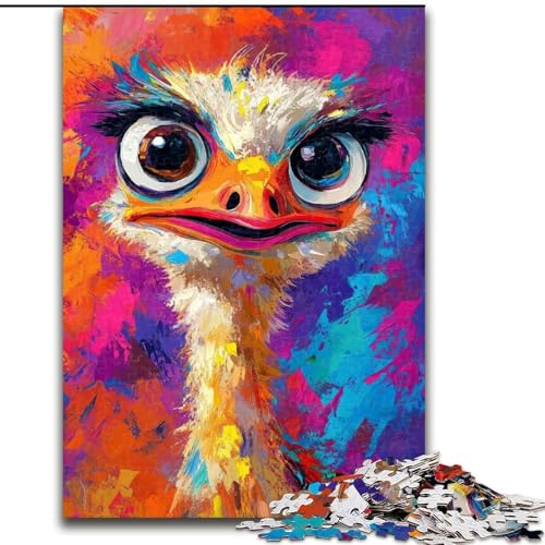Puzzles für Erwachsene und Jugendliche,1000-teiliges Puzzle,Straußenölgemälde,hilft dem Gehirn,süchtig machendes Spielzeug zu trainieren,um Geduld zu fördern und das Gedächtnis zu verbessern 50x75cm Puzzles für Erwachsene und Jugendliche,1000-teiliges Puzzle,Straußenölgemälde,hilft dem Gehirn,süchtig machendes Spielzeug zu trainieren,um Geduld zu fördern und das Gedächtnis zu verbessern 50x75cm von MGQWPZDBD
