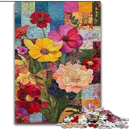 Puzzles für Erwachsene und Jugendliche,1000-teiliges Puzzle Blumenkunst,hilft dem Gehirn,süchtig machendes Spielzeug zu trainieren,um Geduld zu fördern und das Gedächtnis zu verbessern (Größe 50x75cm) Puzzles für Erwachsene und Jugendliche,1000-teiliges Puzzle Blumenkunst,hilft dem Gehirn,süchtig machendes Spielzeug zu trainieren,um Geduld zu fördern und das Gedächtnis zu verbessern (Größe 50x75cm) von MGQWPZDBD
