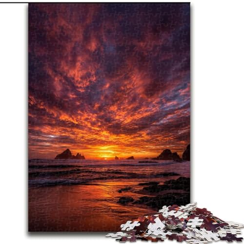 Puzzles für Erwachsene und Jugendliche,1000-teiliges Puzzle Sonnenuntergang,hilft dem Gehirn,süchtig machendes Spielzeug zu trainieren,um Geduld zu fördern und das Gedächtnis zu verbessern 26x38cm Puzzles für Erwachsene und Jugendliche,1000-teiliges Puzzle Sonnenuntergang,hilft dem Gehirn,süchtig machendes Spielzeug zu trainieren,um Geduld zu fördern und das Gedächtnis zu verbessern 26x38cm von MGQWPZDBD