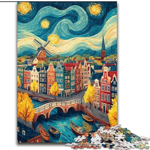Puzzles für Erwachsene und Jugendliche,1000-teiliges Puzzle Stadt unter dem Nachthimmel,hilft dem Gehirn,süchtig machendes Spielzeug zu trainieren,um Geduld zu fördern und das Gedächtnis zu verbessern Puzzles für Erwachsene und Jugendliche,1000-teiliges Puzzle Stadt unter dem Nachthimmel,hilft dem Gehirn,süchtig machendes Spielzeug zu trainieren,um Geduld zu fördern und das Gedächtnis zu verbessern von MGQWPZDBD
