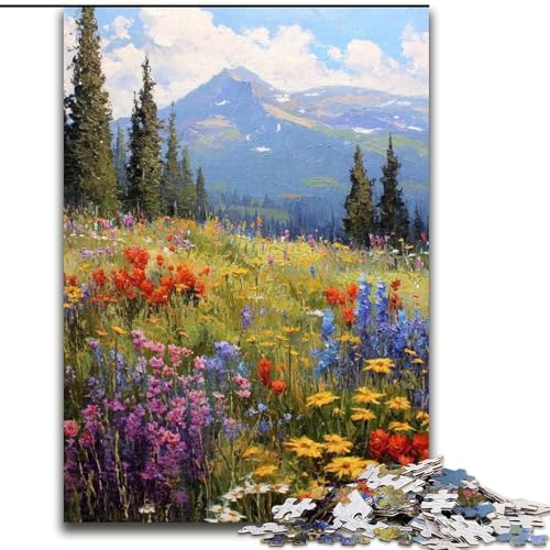 Puzzles für Erwachsene und Jugendliche,1000-teiliges Puzzle Wildblumen,hilft dem Gehirn,süchtig machendes Spielzeug zu trainieren,um Geduld zu fördern und das Gedächtnis zu verbessern (Größe 26x38cm) Puzzles für Erwachsene und Jugendliche,1000-teiliges Puzzle Wildblumen,hilft dem Gehirn,süchtig machendes Spielzeug zu trainieren,um Geduld zu fördern und das Gedächtnis zu verbessern (Größe 26x38cm) von MGQWPZDBD
