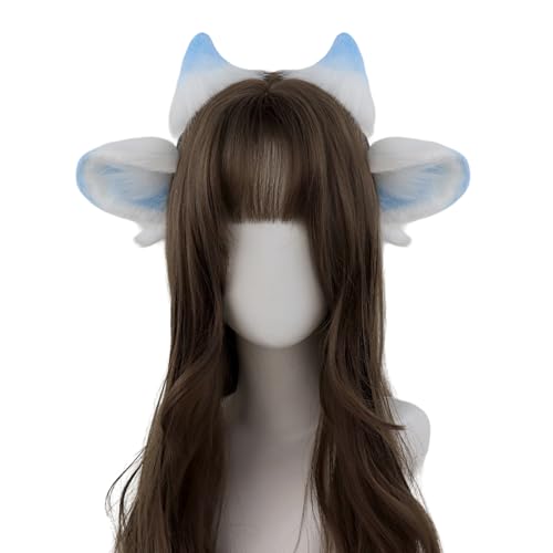 Bequeme Plüsch-Stirnbänder, verstellbare Tierohr-Stirnbänder, kreative Kopfbedeckung für Halloween, Weihnachten, Kopfbedeckung Bequeme Plüsch-Stirnbänder, verstellbare Tierohr-Stirnbänder, kreative Kopfbedeckung für Halloween, Weihnachten, Kopfbedeckung von MHADBKH